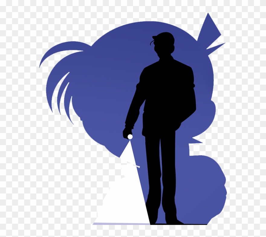 Case Closed &quot - Detective Conan Silhouette Clipart