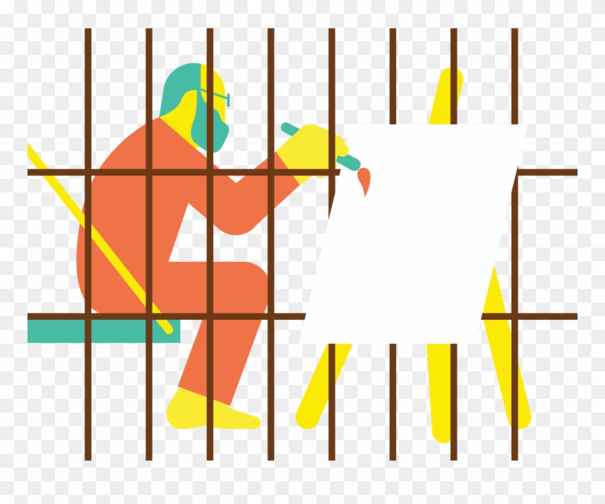 Art In Jail Clipart