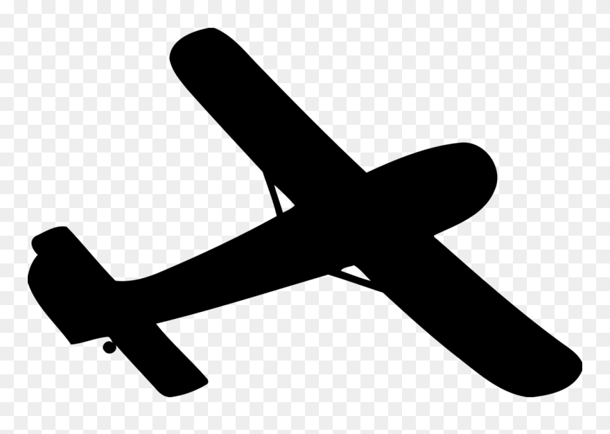Propeller Silhouette At Getdrawings Com Free For - Glider Plane Silhouette Clipart