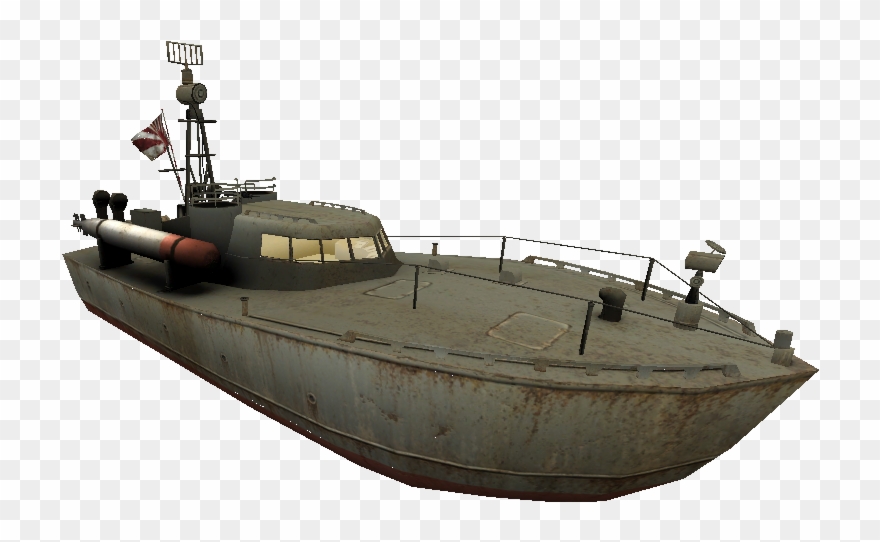 Com Impressive - Ww2 Boat Png Clipart