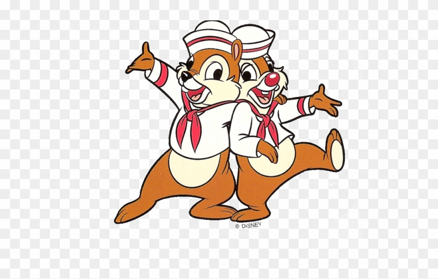 Cruise Clipart Sailor Ship - Disney Cruise Chip N Dale - Png Download