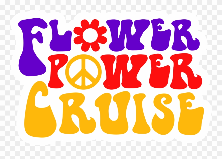 Flower Power Cruise - Flower Power Clipart
