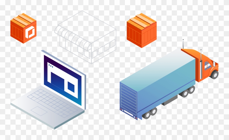 Freight Shipping Business Technology - Ebay Shipping Clipart