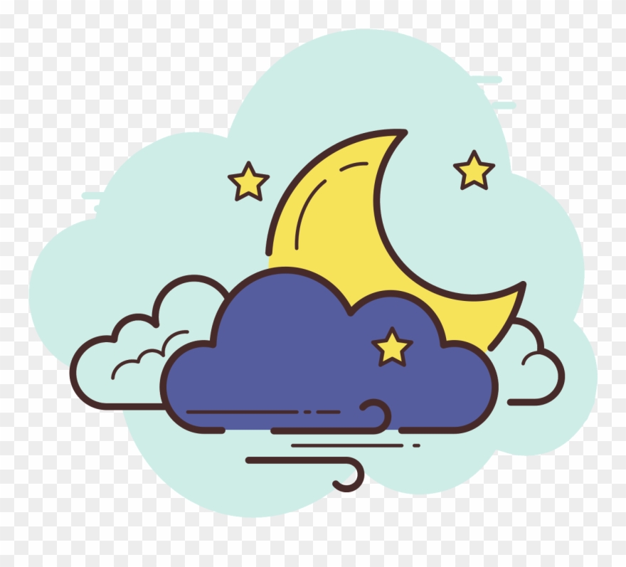 Night Wind Icon - Wind Clipart