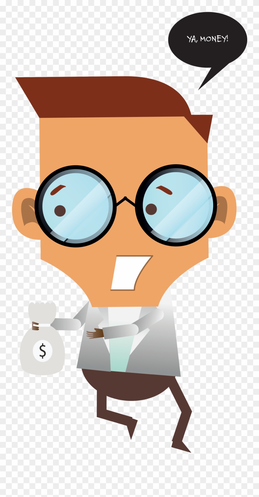 Money Falling From The Sky Clipart - Cartoon - Png Download