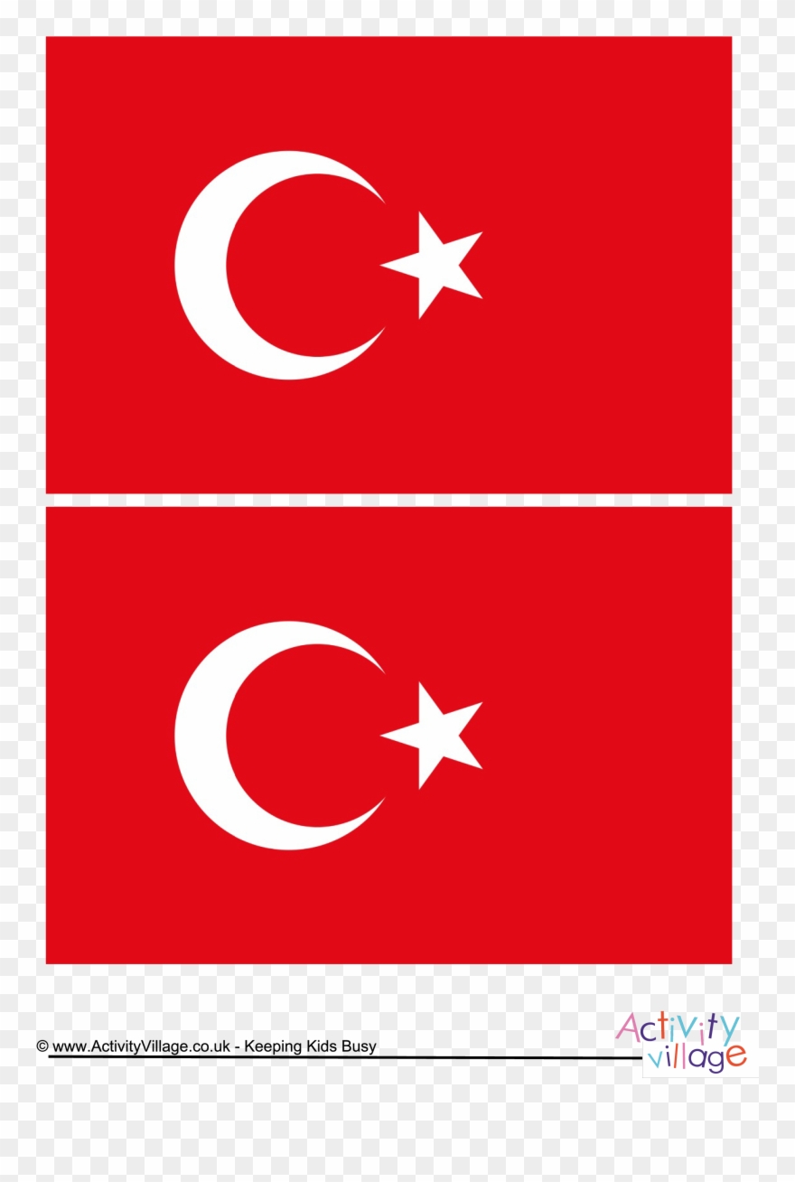 Download This Free Printable Turkey Template A4 Flag - Çanakkale Martyrs' Memorial Clipart