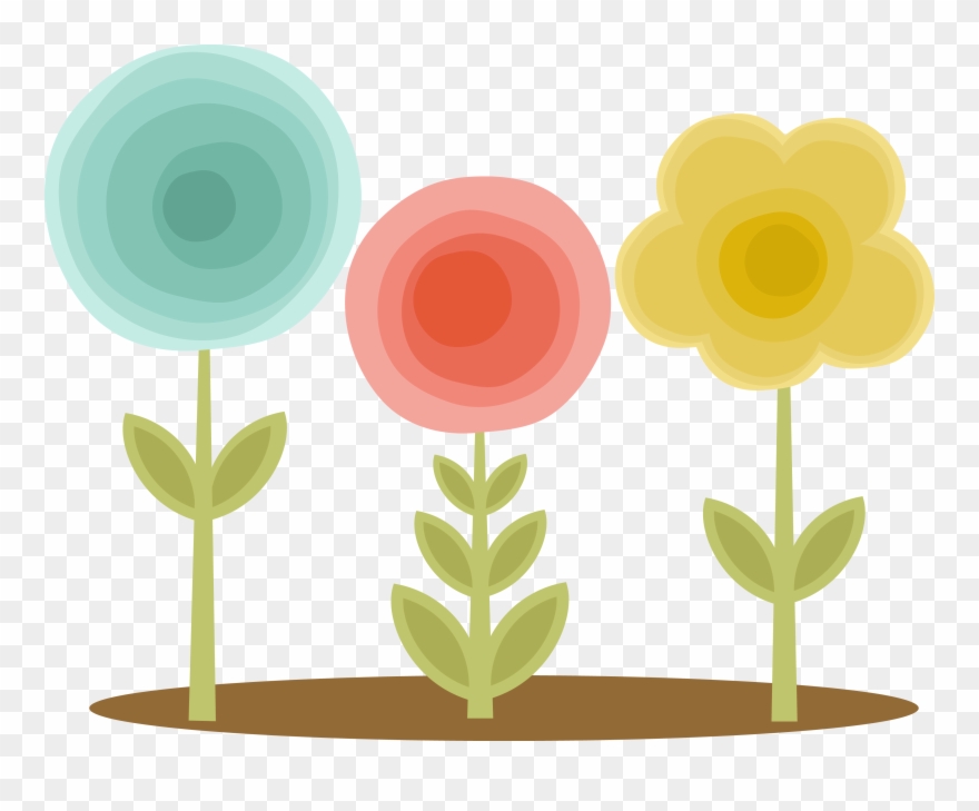 Clip Download Group Of Flowers Clipart - Clip Art - Png Download