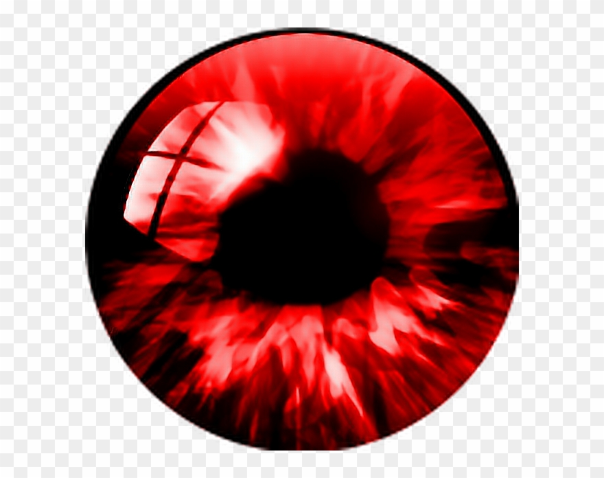Eye Eyes Vampire Love Twiglight Wolf Photo Tumblr Red - Transparent Red Eye Png Clipart