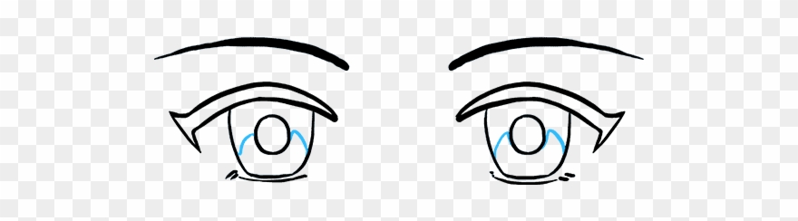 How To Draw Anime Eyes - Draw Anime Eyes Clipart