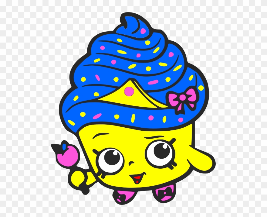 Movies, Personal Use, Shopkins Cupcake Princess - Shopkins Cupcake Queen Svg Clipart