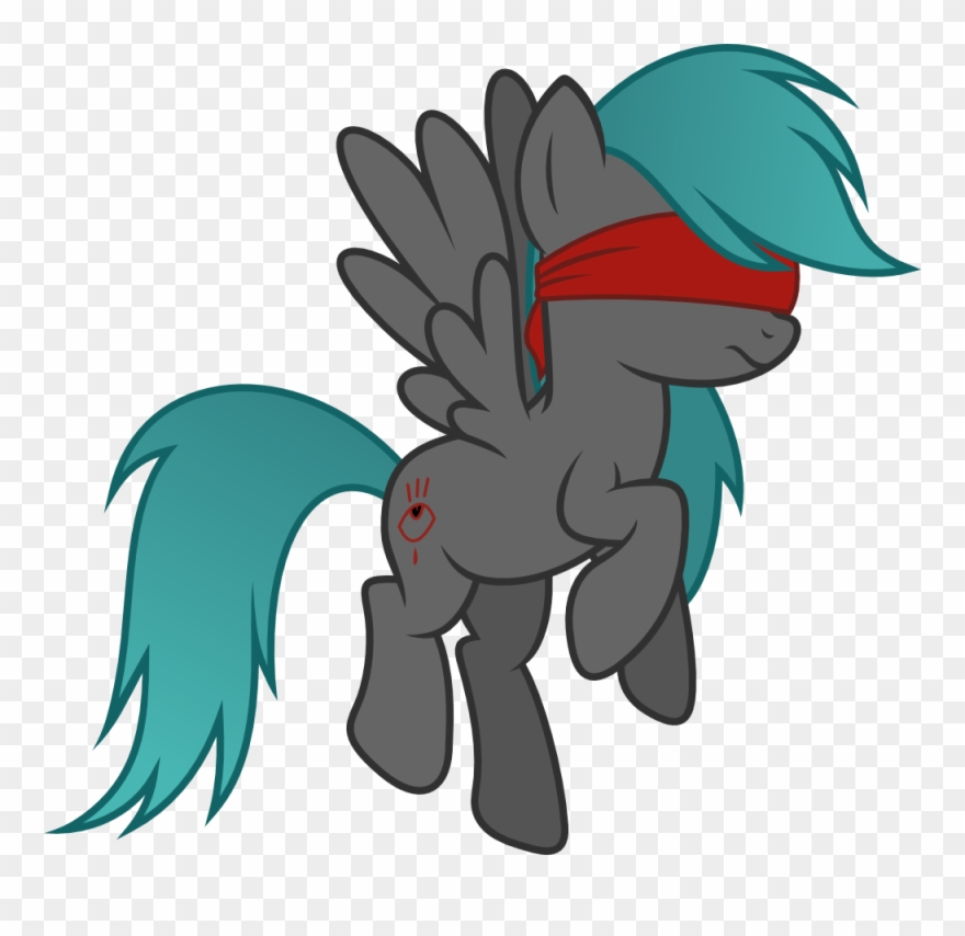 Red-iska, Blindfold, Oc, Oc - Cartoon Clipart