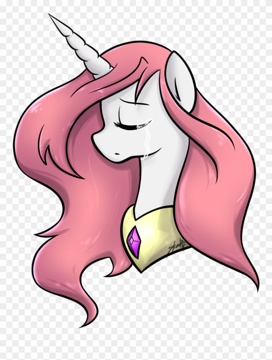 Midnightpremiere, Bust, Crying, Eyes Closed, Jewelry, - Unicorn Nose Clipart