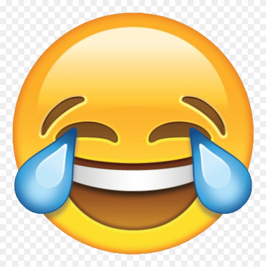 Crying Emoji Clipart - Laughing Emoji - Png Download