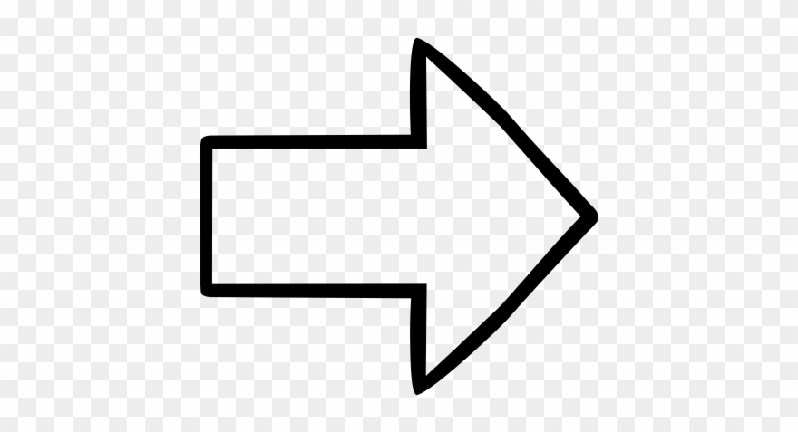 Arrow Right Rubber Stamp - Rubber Stamping Clipart