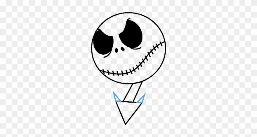 How To Draw Jack Skellington - Drawing Clipart