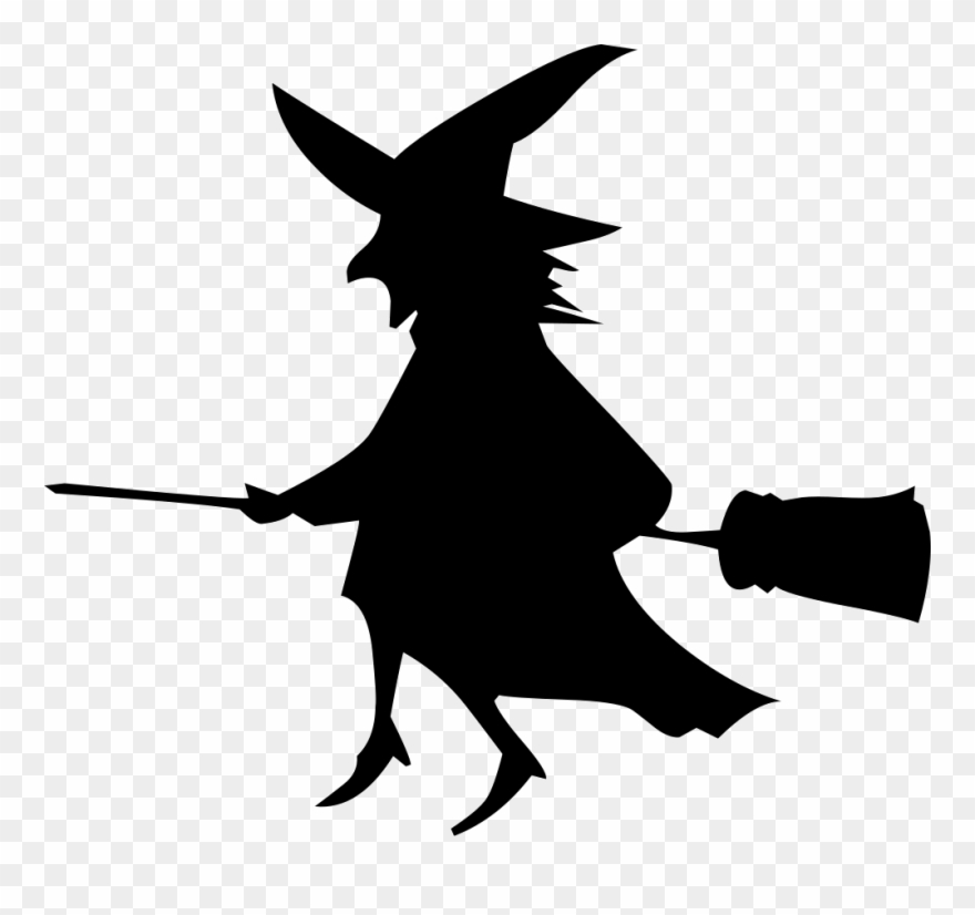 Picture Library Library Flying On A Png Icon Free Download - Flying Witch Png Clipart