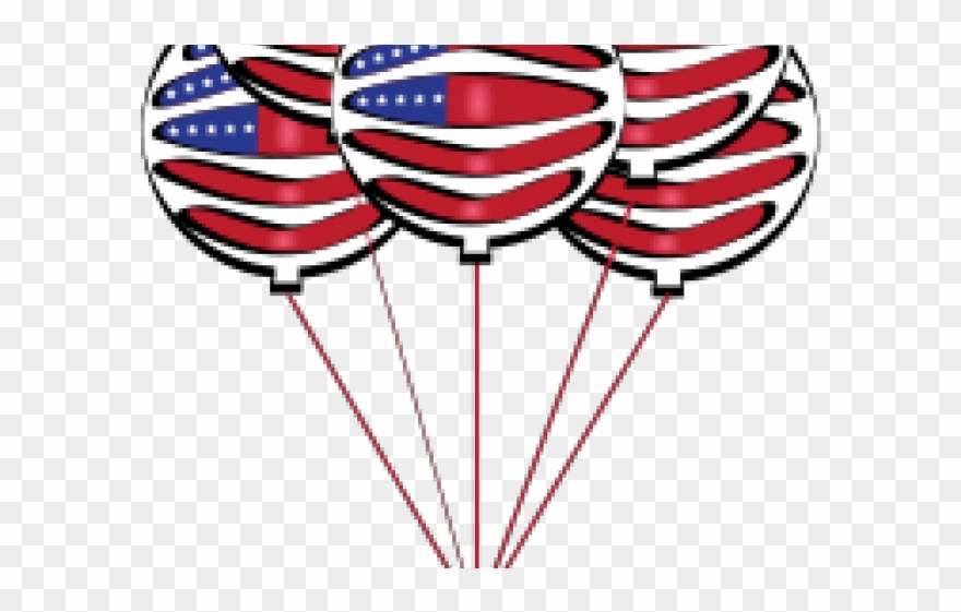 Balloons Clipart 4th July - Losange Géométrie - Png Download