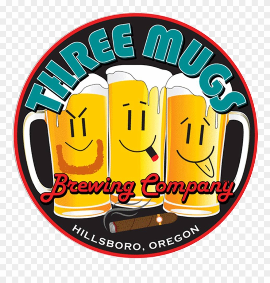 Celebrate 4 Years With Three Mugs Brewing, August 5th Clipart