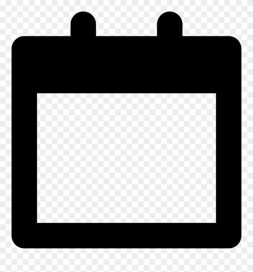 Calendar Empty Page Symbol Comments - Calendario Frame Png Clipart