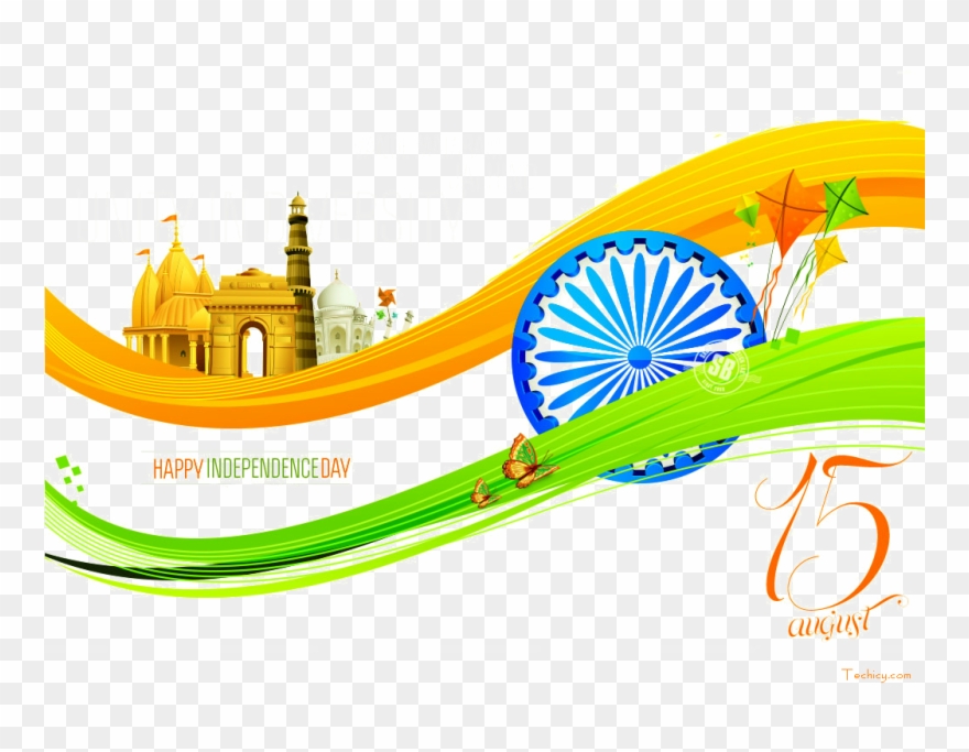 Happy Independence Day 2018 Clipart