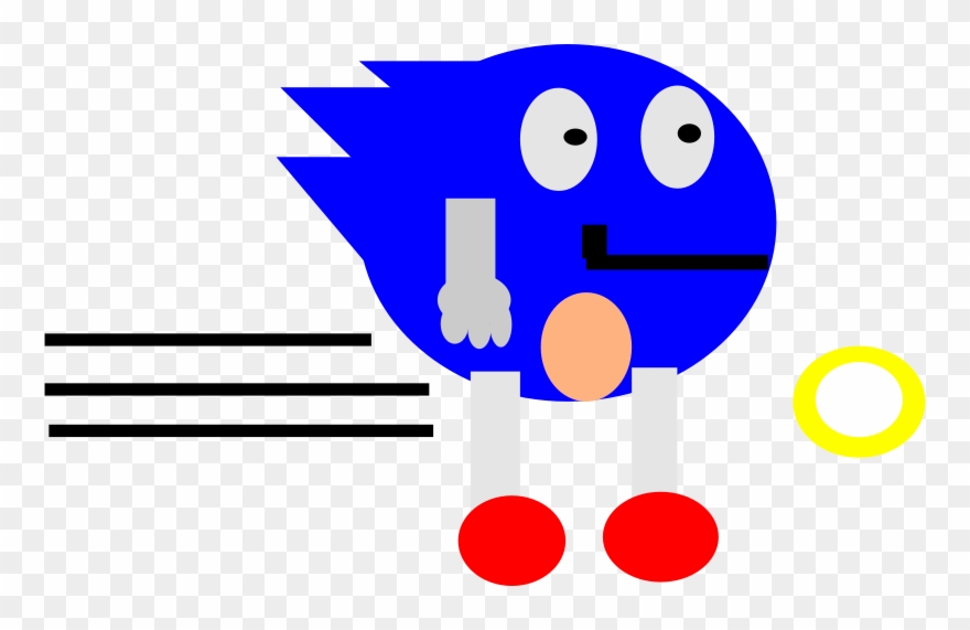 Free Sonic - Sanic Clipart - Png Download