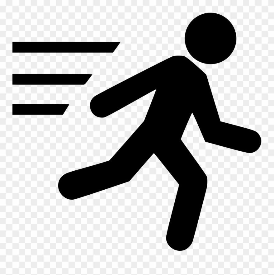 Run Runner Svg Png Icon Free Download - Escaping Icon Clipart