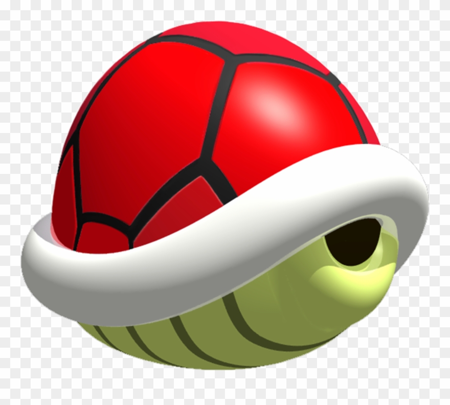 Red Shell - Mario Red Shell Clipart