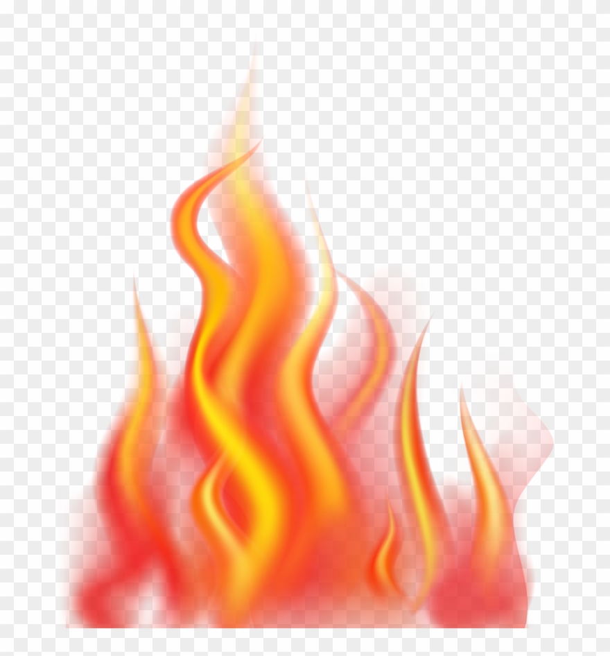 Clip Art Flame - Fire Art Transparent - Png Download