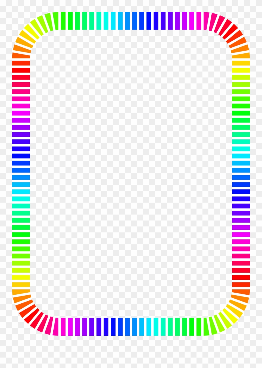 Picture Frames Color Podcast Red Composition - Clipart Colour Photo Frame - Png Download