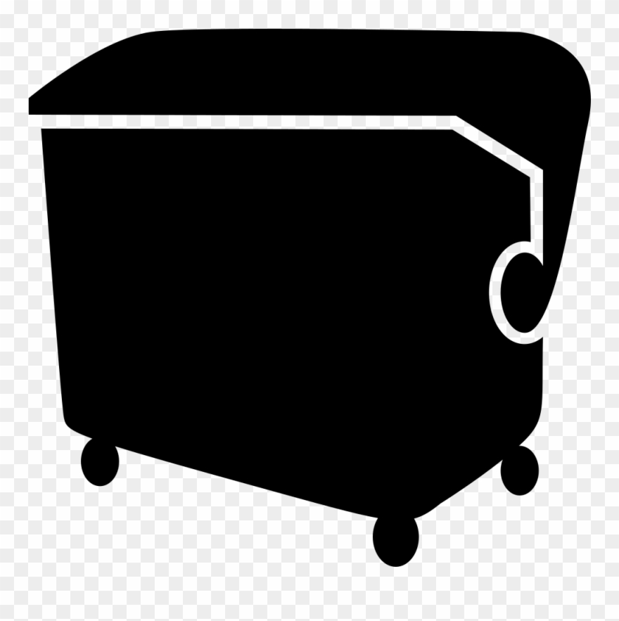 Emergency Waste Collection - Dumpster Icon Clipart