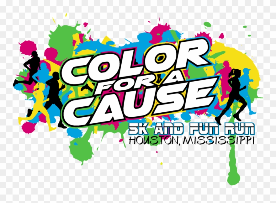 "color For A Cause" 5k And Fun Run - Color Fun Run For A Cause Clipart
