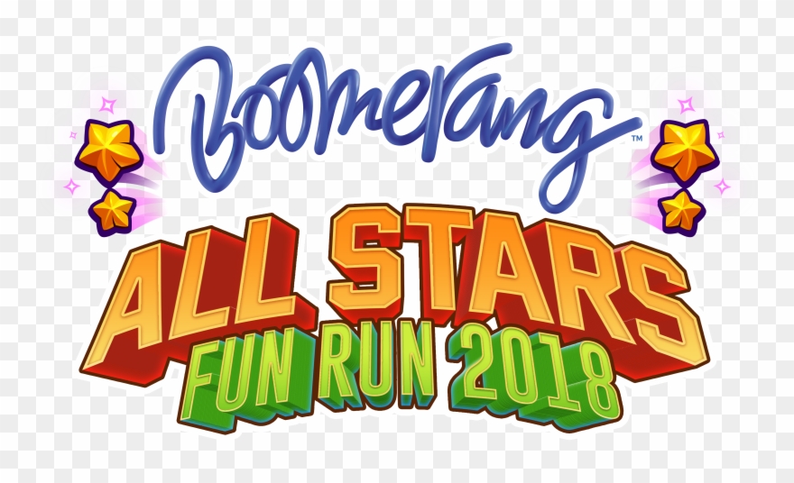 Logo Boomerang All Stars Fun Run - Boomerang Tv Clipart
