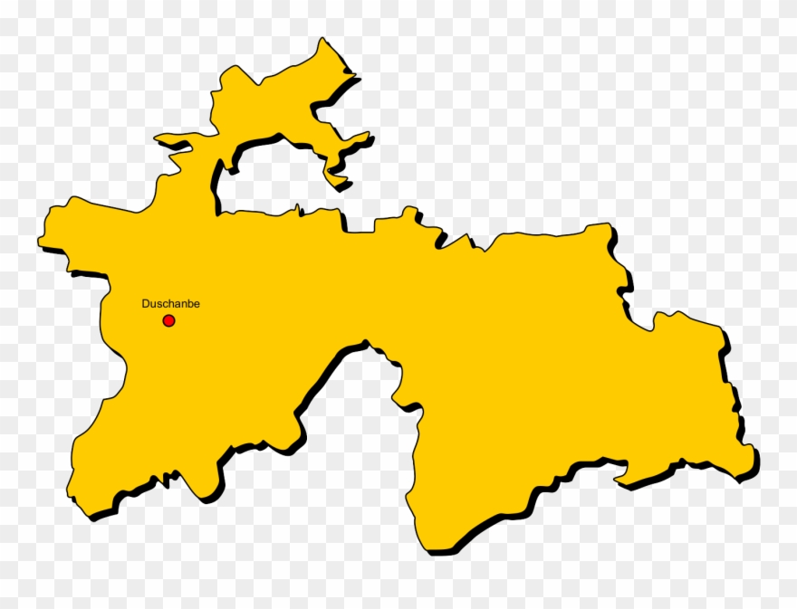 Zum Vergrößern Bitte Die Karte Anklicken - Tajikistan Clipart
