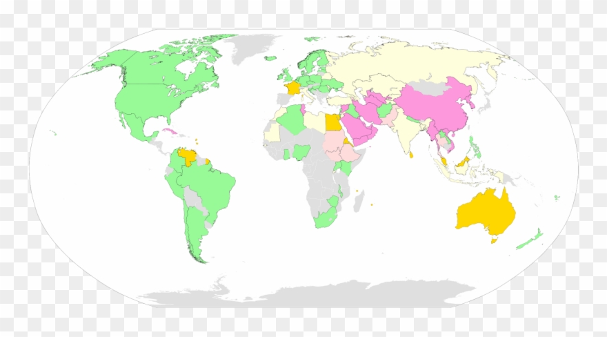 Weltkarte Internetzensur - India And New Zealand Map Clipart