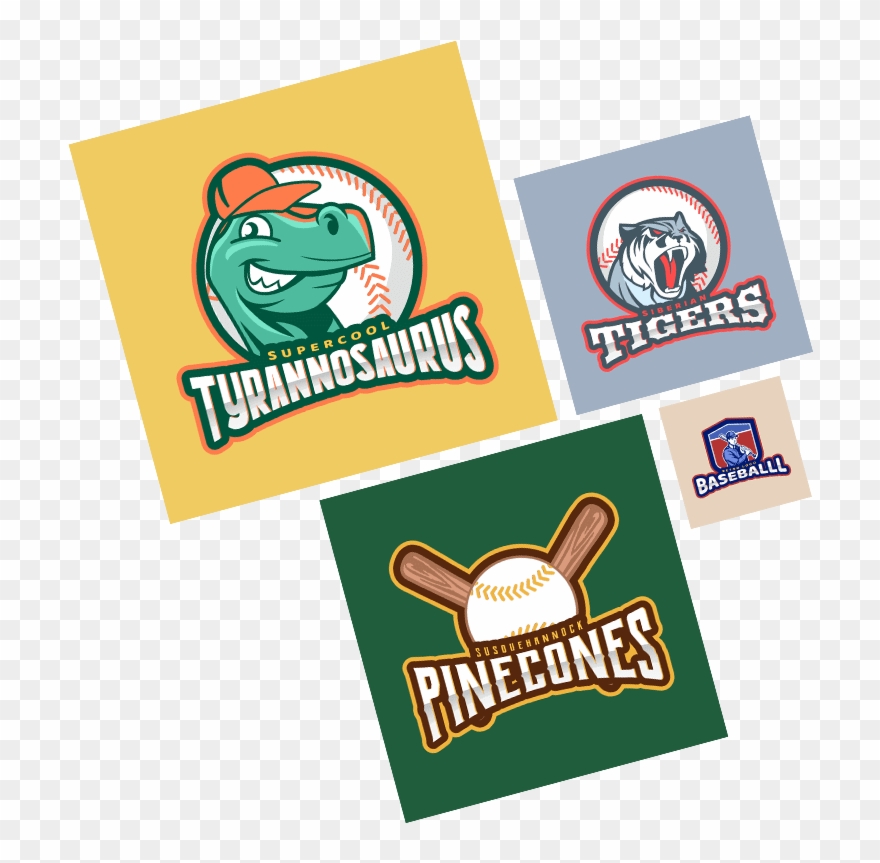 Baseball Logo Maker Examples Min - Baseball Clipart