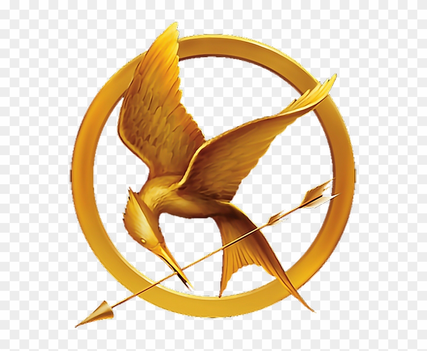 Hungergames Katnisseverdeen Peetamellark Everlark - Hunger Games Pin Background Clipart