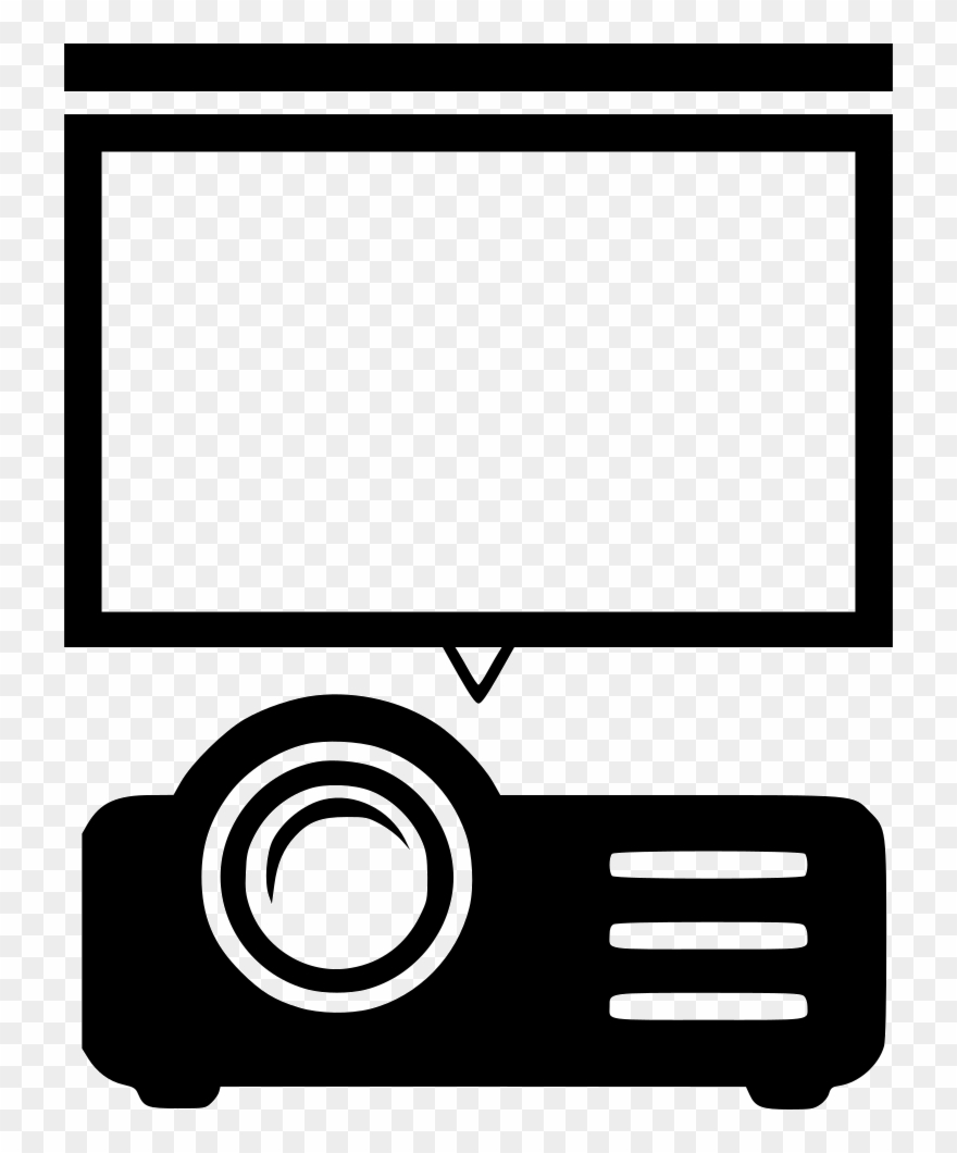 Projector Screen Movie Presentation Comments - Projector Screen Icon Clipart