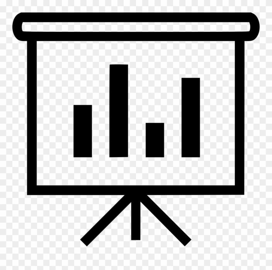 Projector Screen Bar Comments - Projector Screen Icon Clipart