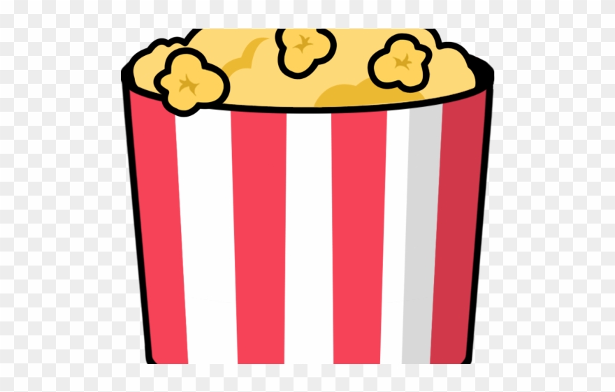 Free Movie Clipart - Cartoon Popcorn Png Transparent Png