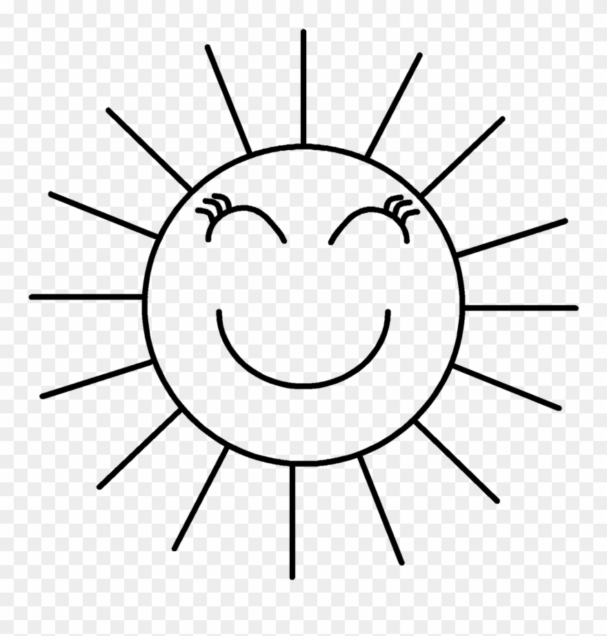 Sun Line Art Clipart Best - Bulb And Sun Icon - Png Download