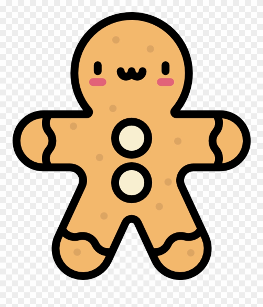 Sweet Bear Candy Star Sun Moon Rain Rainbow Candy Kawai - Cool Gingerbread Boy Free Icon Clipart