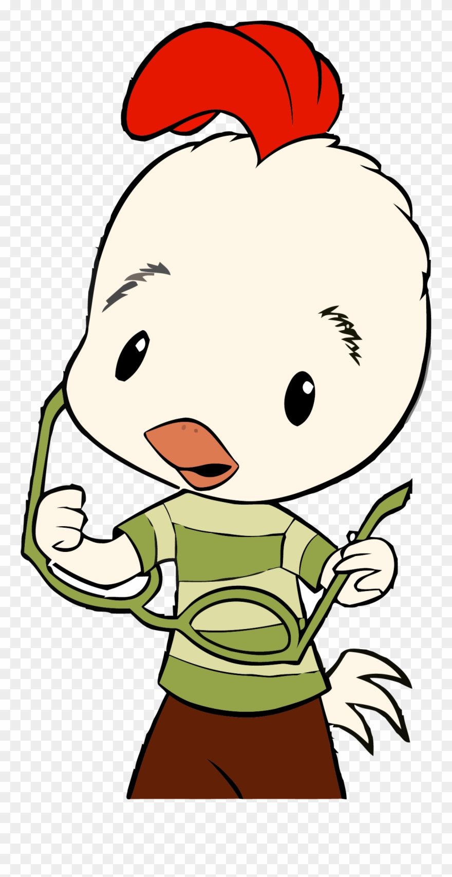 Chicken Little Png Clipartly Comclipartly Com - Chicken Little Without Glasses Transparent Png