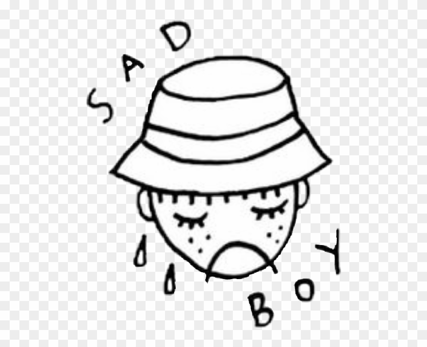 Tattoo Minimalist Sad Clipart