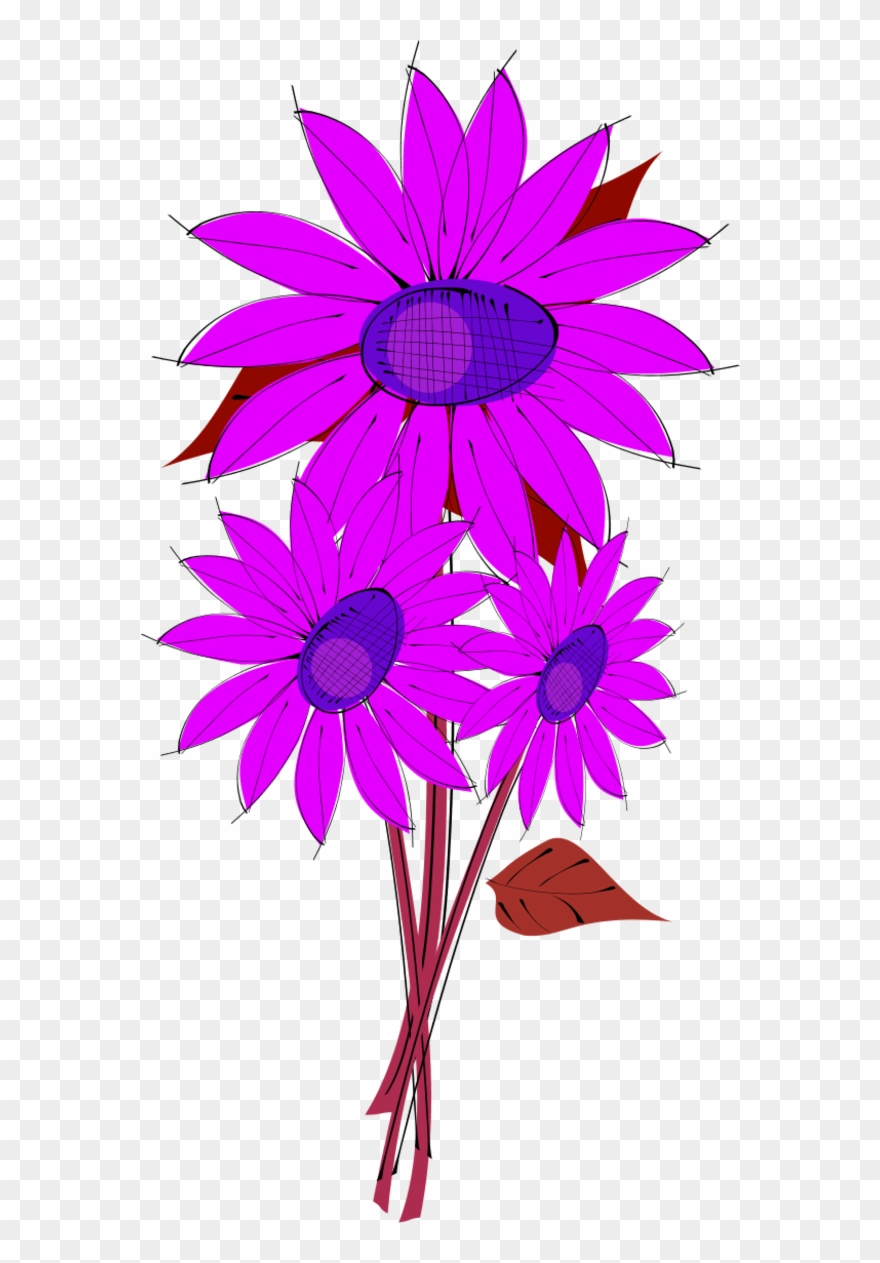Vector Clip Art - Sunflower Clip Art - Png Download
