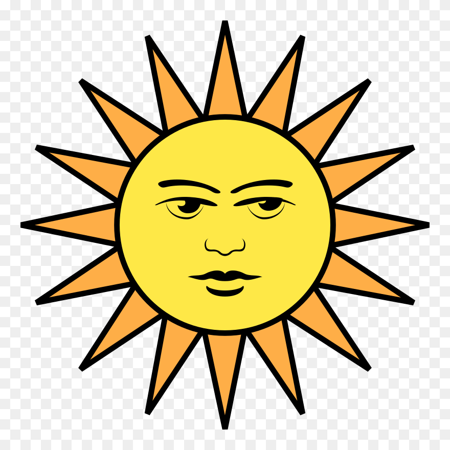 Smiley Drawing Line Art Cartoon - Draw A Sun Step By Step Clipart
