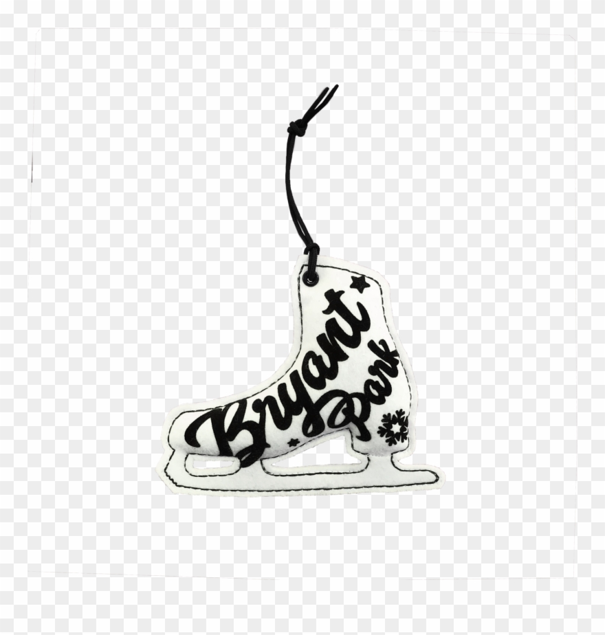 Skate Ornament - Figure Skate Clipart
