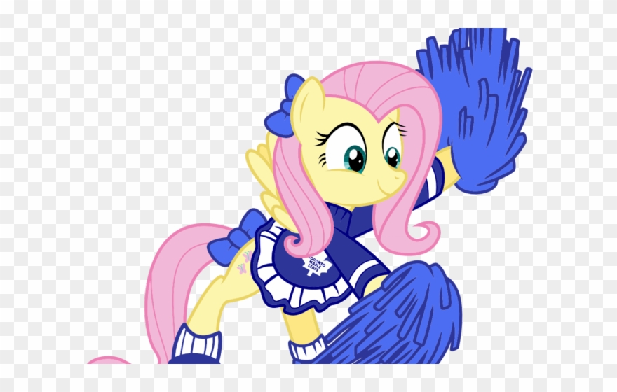 Nhl Clipart Transparent - Fluttershy Cheerleader - Png Download