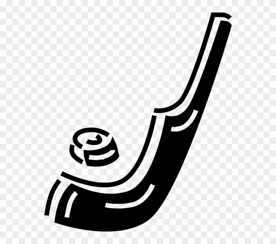 Vector Illustration Of Sport Of Ice Hockey Goalie Stick Clipart