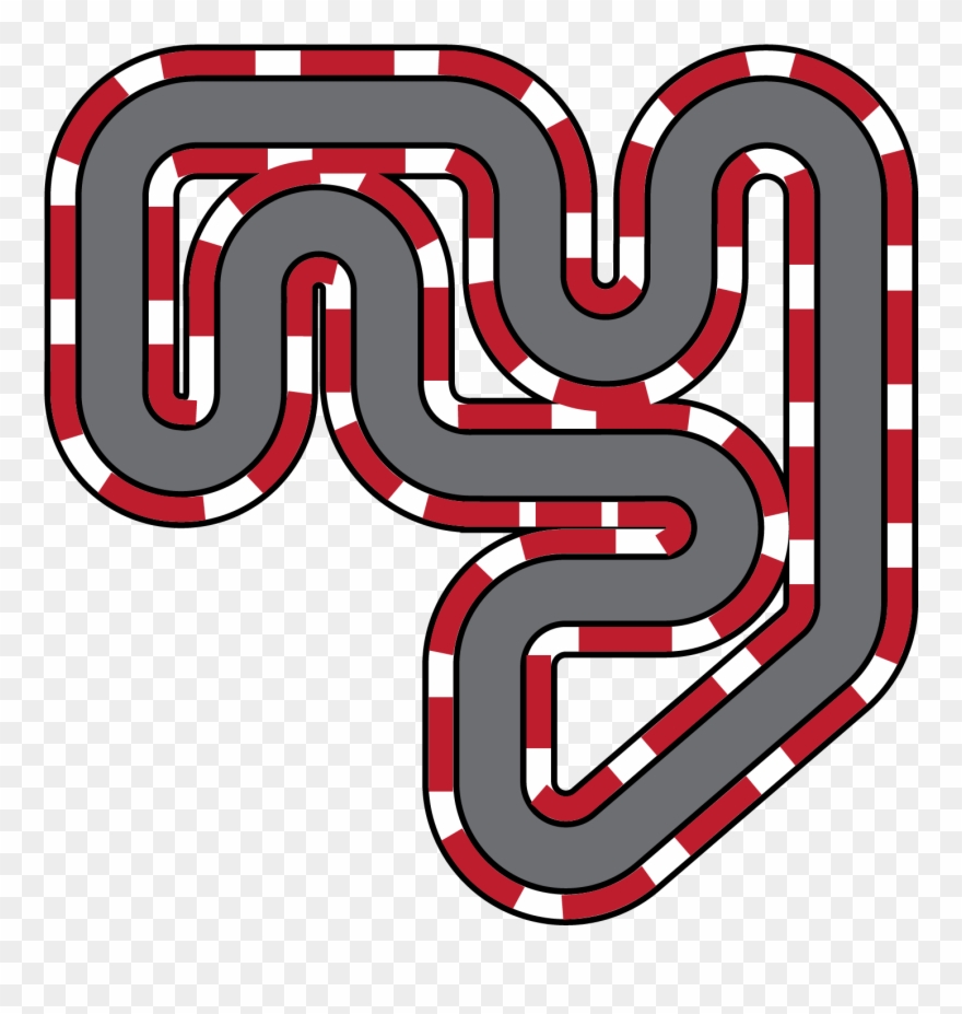 Monaco Track - Autobahn Indoor Speedway & Events - Baltimore, Clipart
