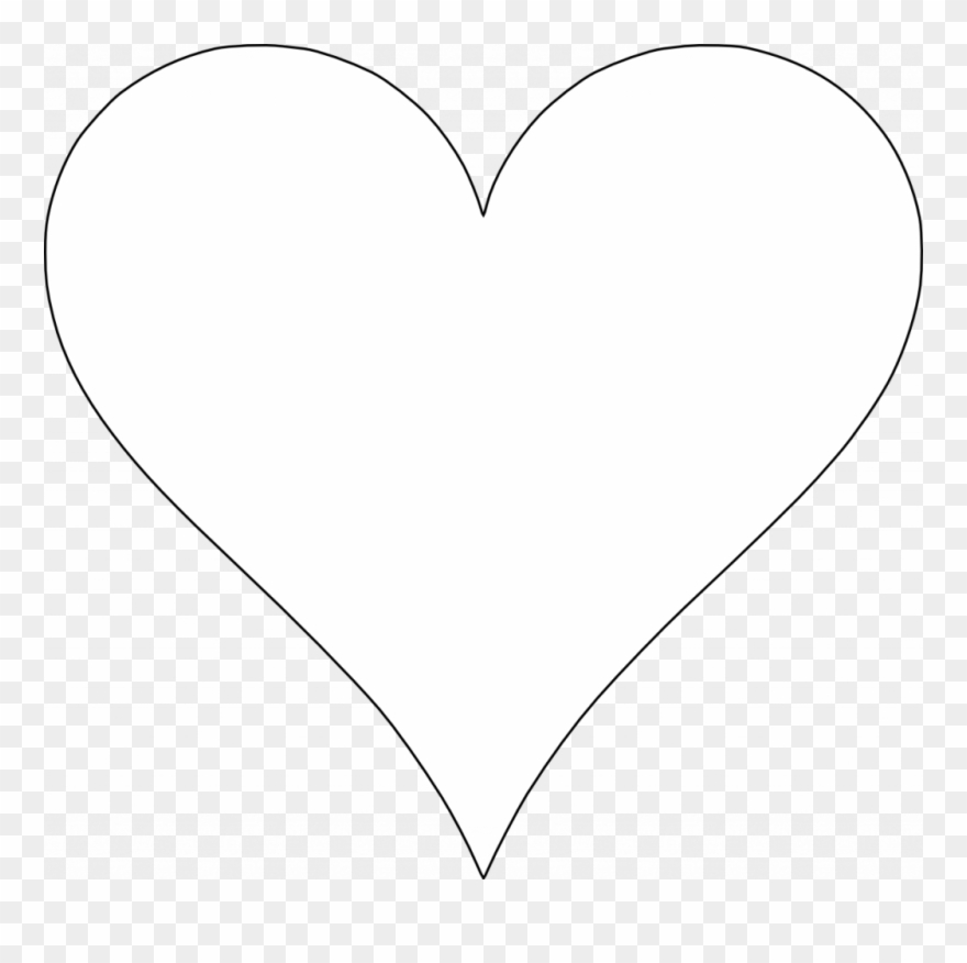 Exploit Free Printable Heart Shapes 6 Templates Valentines - White Heart No Background Clipart